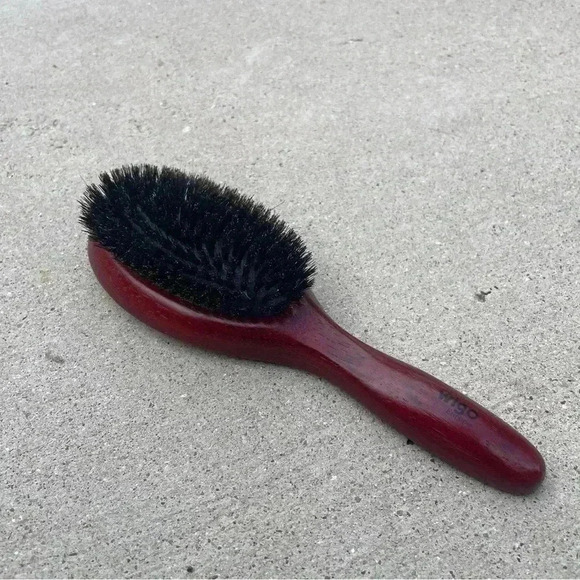 WIGO Europe small Brush 100% Boar Hair less Breakeage finish brush Wooden Handle - Picture 1 of 4